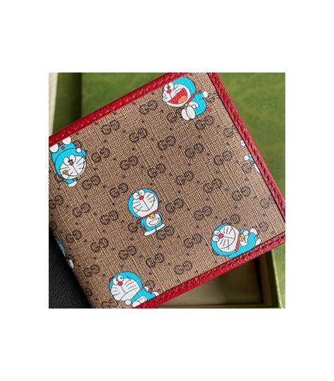 doraemon x gucci wallet|Gucci Doraemon card holder.